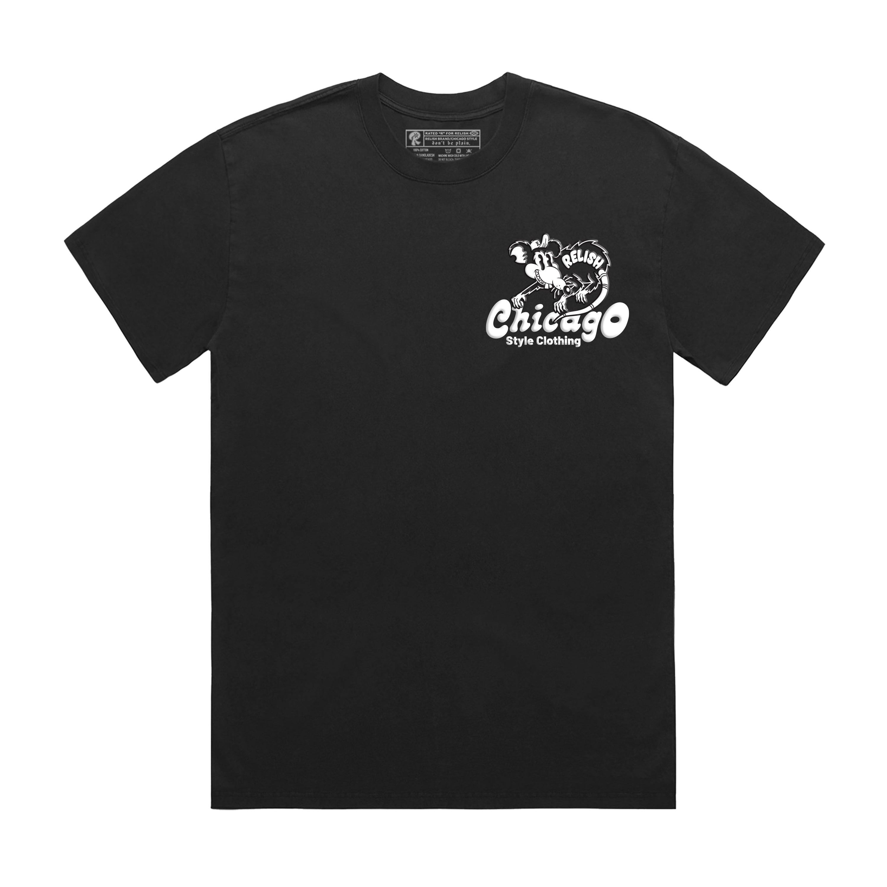 Target: Rats - Puff Print on Vintage Garment Dyed Tee