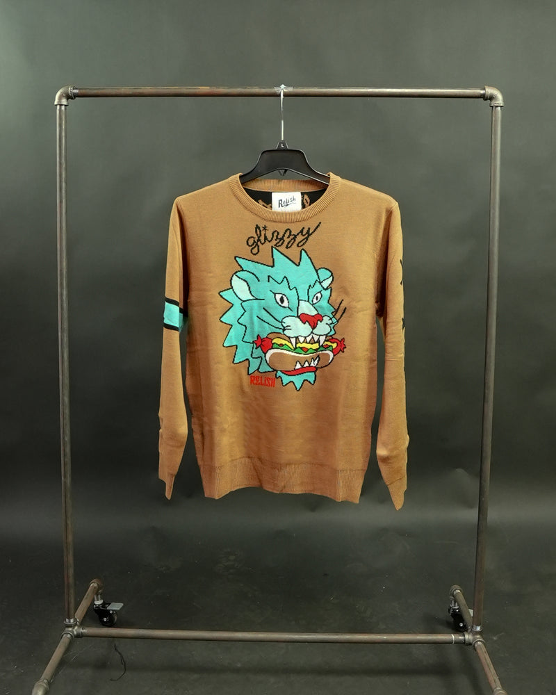 
                  
                    Load image into Gallery viewer, Chicago Style Glizzy &amp;amp; Art Lion sweater
                  
                