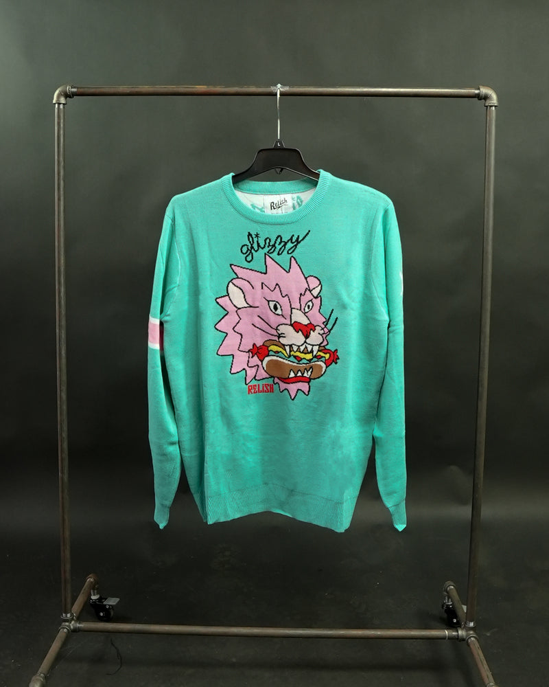 
                  
                    Load image into Gallery viewer, Chicago Style Glizzy &amp;amp; Art Lion sweater
                  
                