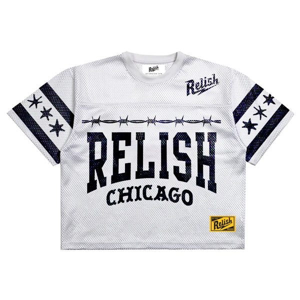 Hard Knocks Jersey - Barbed Wire - White Jersey – Relish Brand