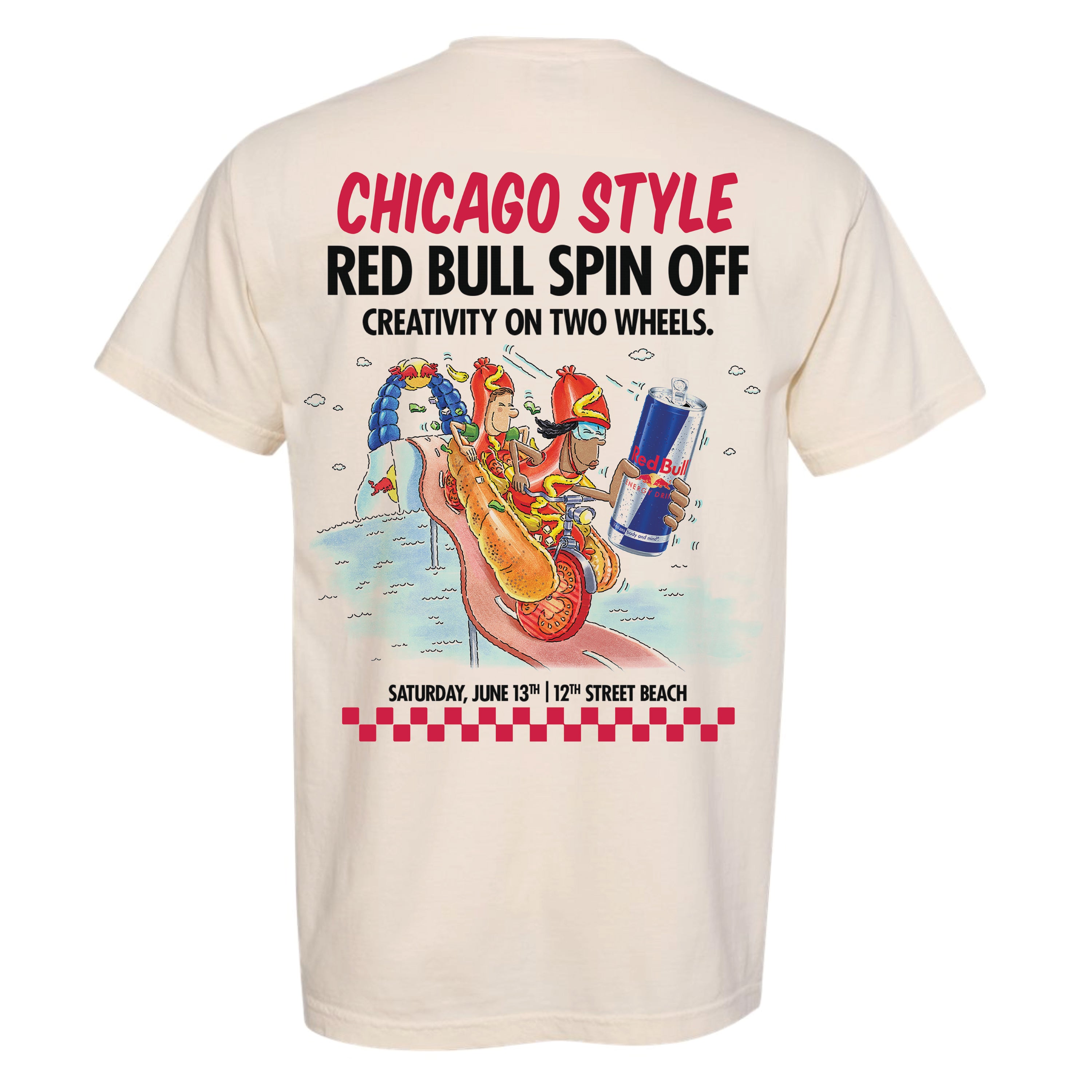 Red Bull SPIN OFF - Chicago Style - 2026 - Off White – Relish Brand