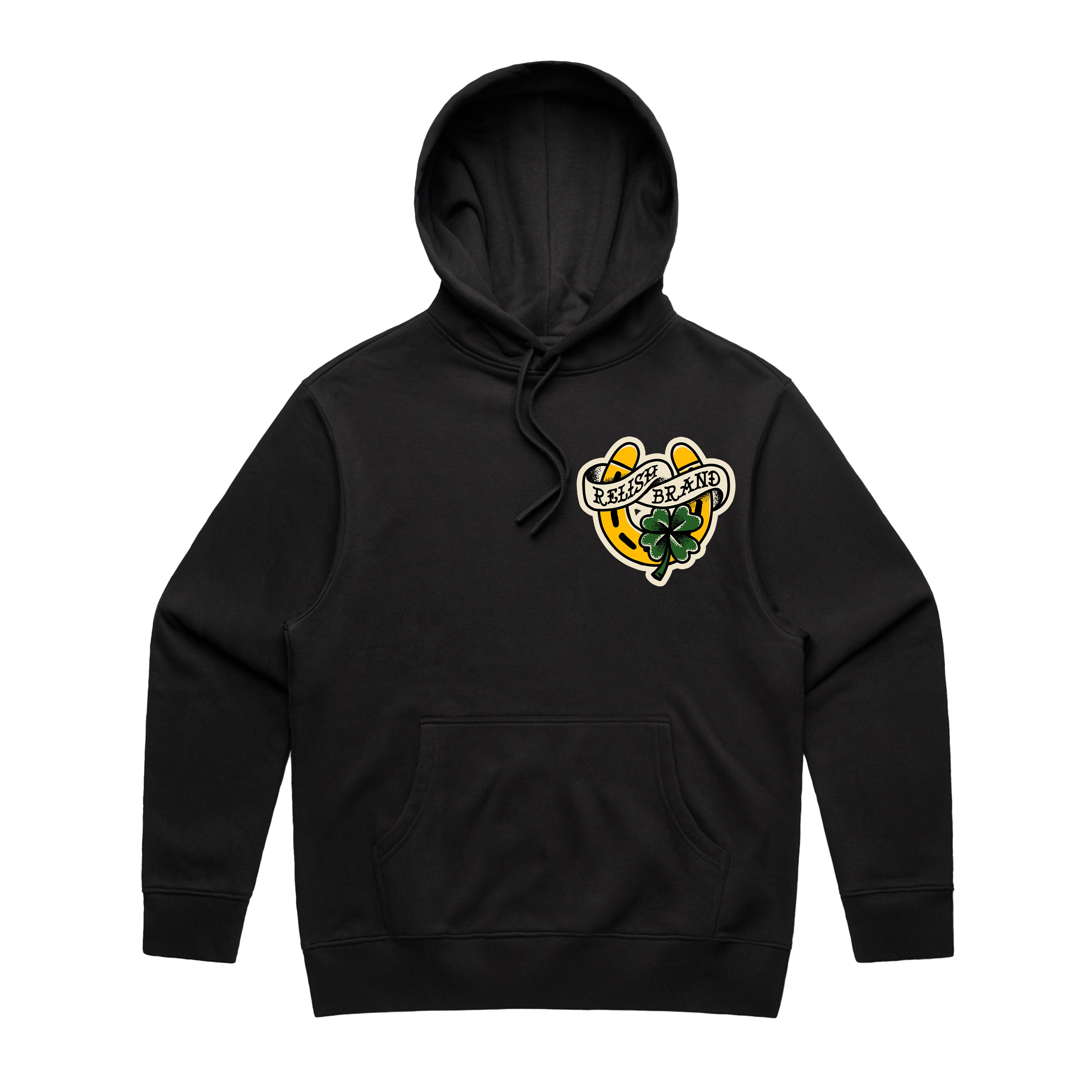 Chi-Irish 2025 Pullover Hoodie - Black – Relish Brand