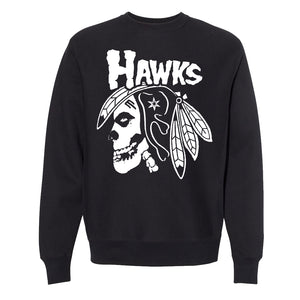 
                  
                    Load image into Gallery viewer, Chicago Punk-Hawks reverse weave Crewneck
                  
                