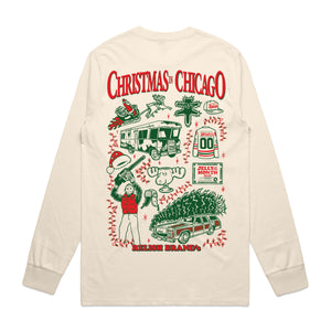 
                  
                    Load image into Gallery viewer, Christmas in Chicago - Griswold&amp;#39;s - Ivory - Long Sleeve - Garment Dyed
                  
                