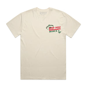 
                  
                    Load image into Gallery viewer, Chicago Señorita - Taco Tee - El Ray Collab - Ivory - Garment Dyed
                  
                
