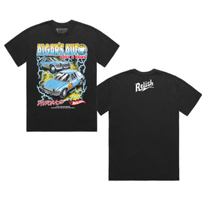 
                  
                    Load image into Gallery viewer, Algar&amp;#39;s Auto body &amp;amp; paint - Blue Pacer tee - Garment Dyed
                  
                