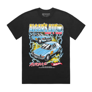 
                  
                    Load image into Gallery viewer, Algar&amp;#39;s Auto body &amp;amp; paint - Blue Pacer tee - Garment Dyed
                  
                