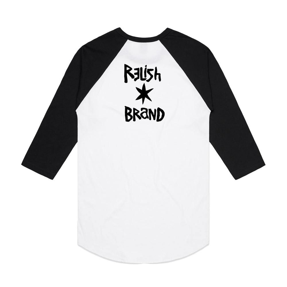 
                  
                    Load image into Gallery viewer, Circus Jerk - Buckets tee 3/4 baseball tee
                  
                