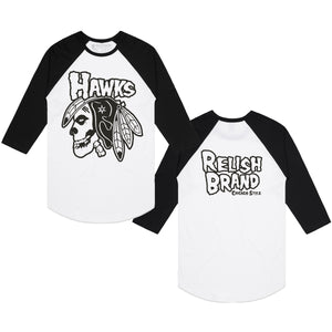 
                  
                    Load image into Gallery viewer, Chicago Punk Hawks Baseball tee
                  
                
