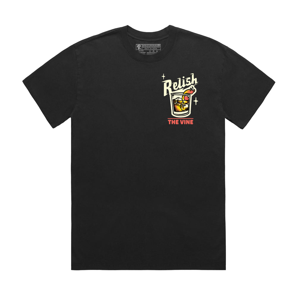 
                  
                    Load image into Gallery viewer, The Vine X Relish Brand - Old Fashioned Tee - Garment Dyed
                  
                