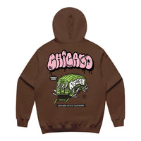 L Train - Heavyweight Hoodie - Chocolate