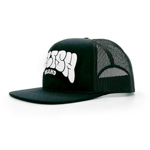 
                  
                    Load image into Gallery viewer, Relish &amp;quot;El Train&amp;quot; Bubble text - Trucker Snap back - Black
                  
                