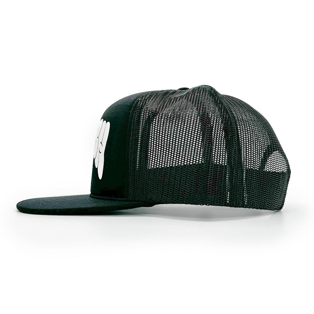 
                  
                    Load image into Gallery viewer, Relish &amp;quot;El Train&amp;quot; Bubble text - Trucker Snap back - Black
                  
                