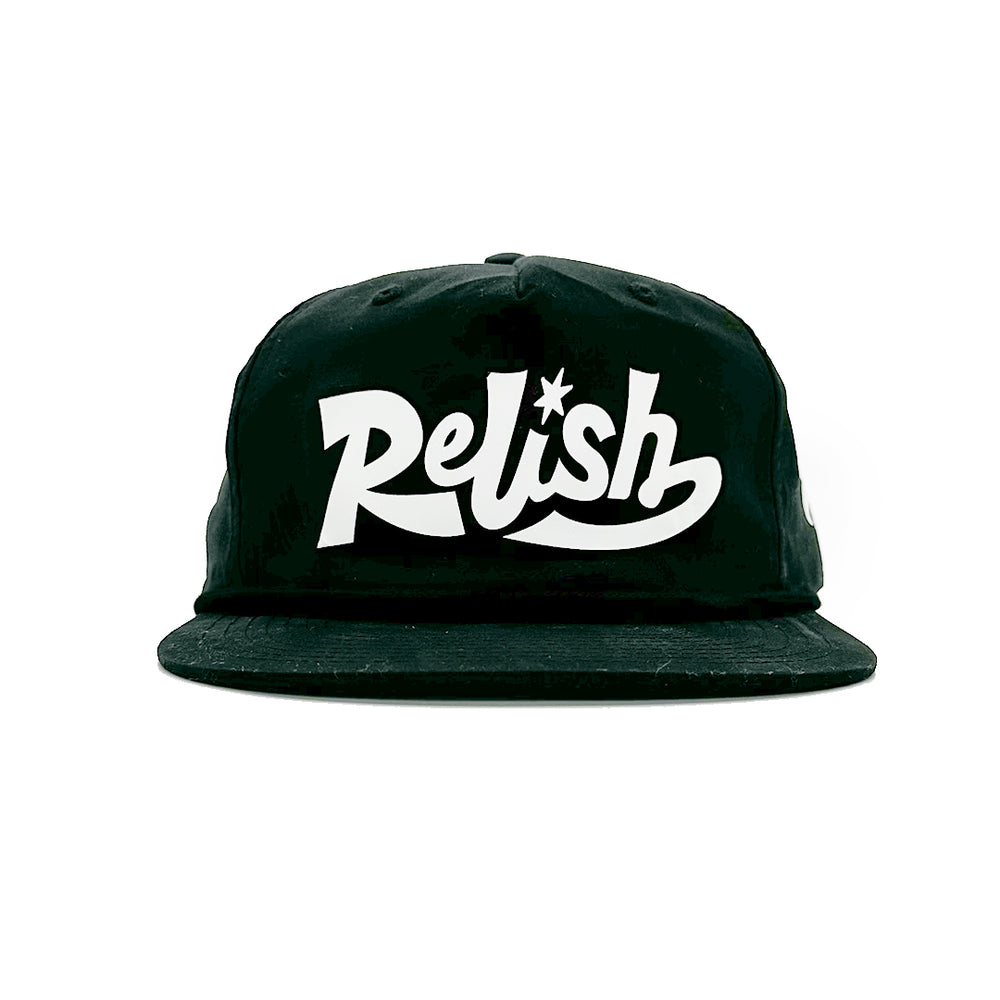 Relish - New Cursive - Dad Hat - Black