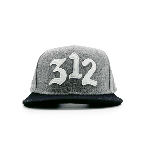 312 Flo Grey/Black snap - Lux Wool – Relish Brand