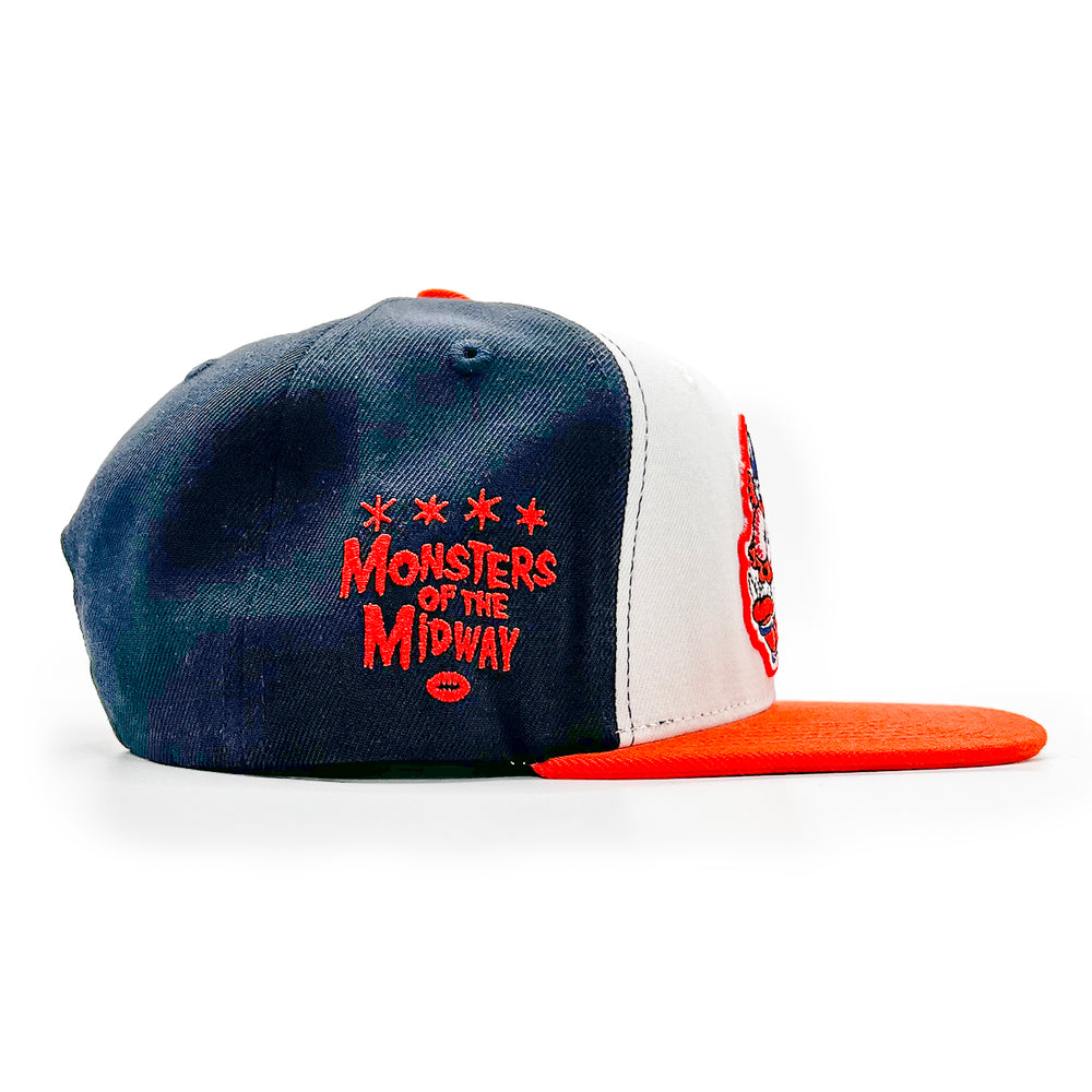 
                  
                    Load image into Gallery viewer, Monsters of the Midway - Rat rod cartoon - Orange/White/Navy
                  
                