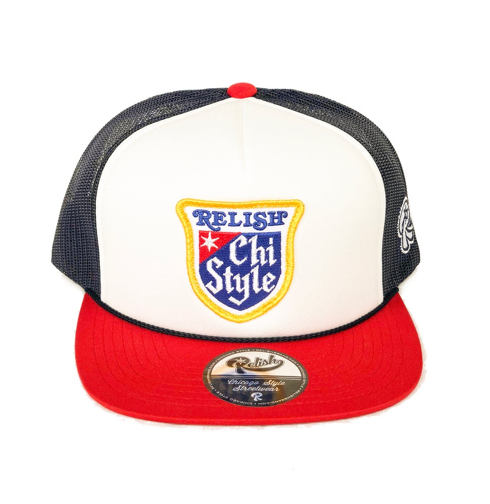 Chi Style - Snapback - Red, White & Brew