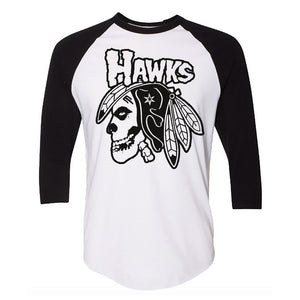 
                  
                    Load image into Gallery viewer, Chicago Punk Hawks Baseball tee
                  
                