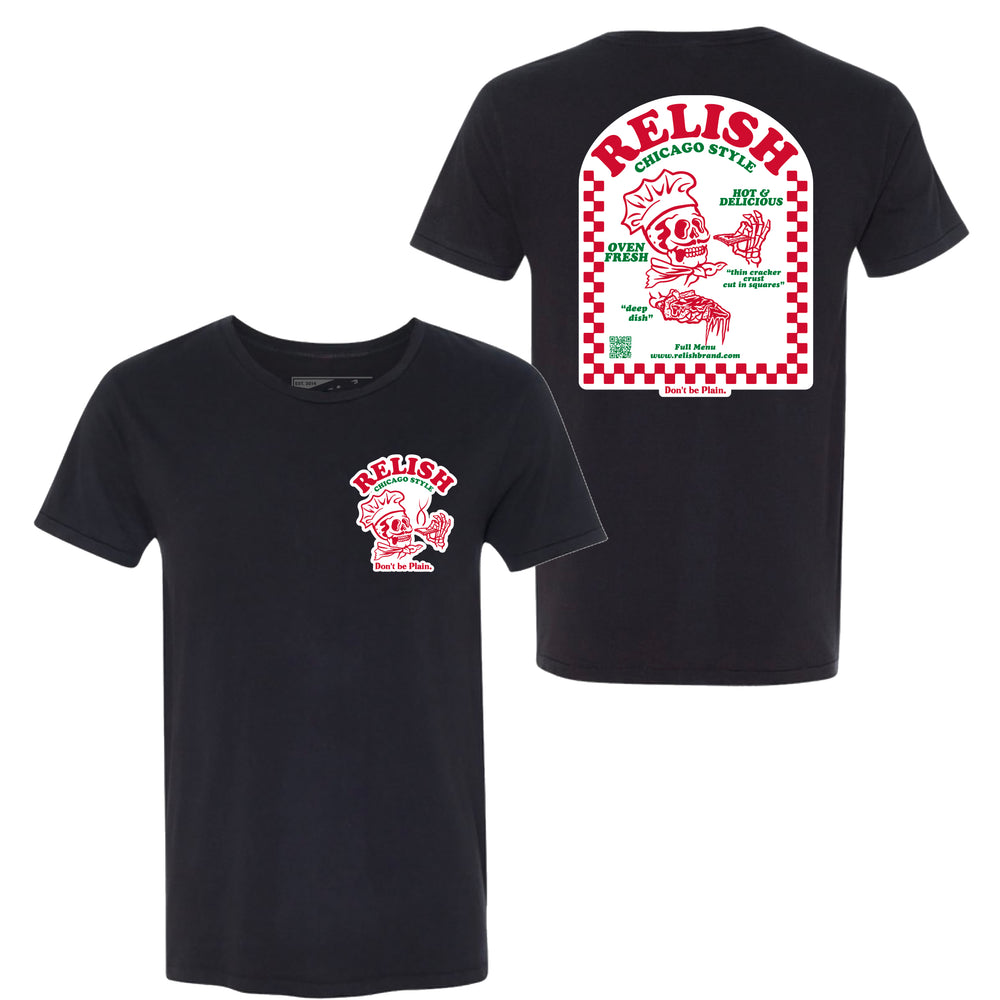 * Chicago Style Pizza - Deep Dish or Thin squares? short sleeve shirt