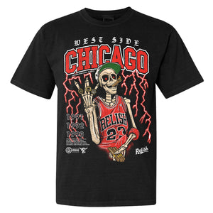 
                  
                    Load image into Gallery viewer, &amp;quot;West Side&amp;quot; Chicago Basketball 3 peat - Garment Dyed
                  
                